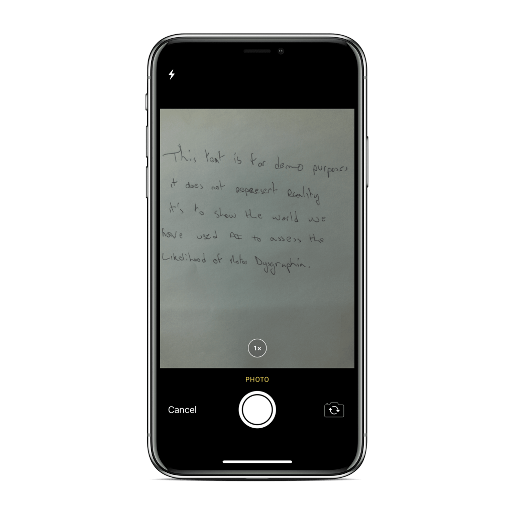 Dyscreen app screenshot