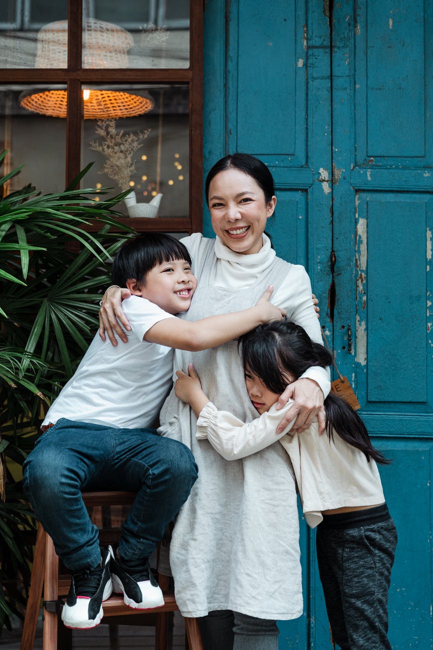 photo of happy family